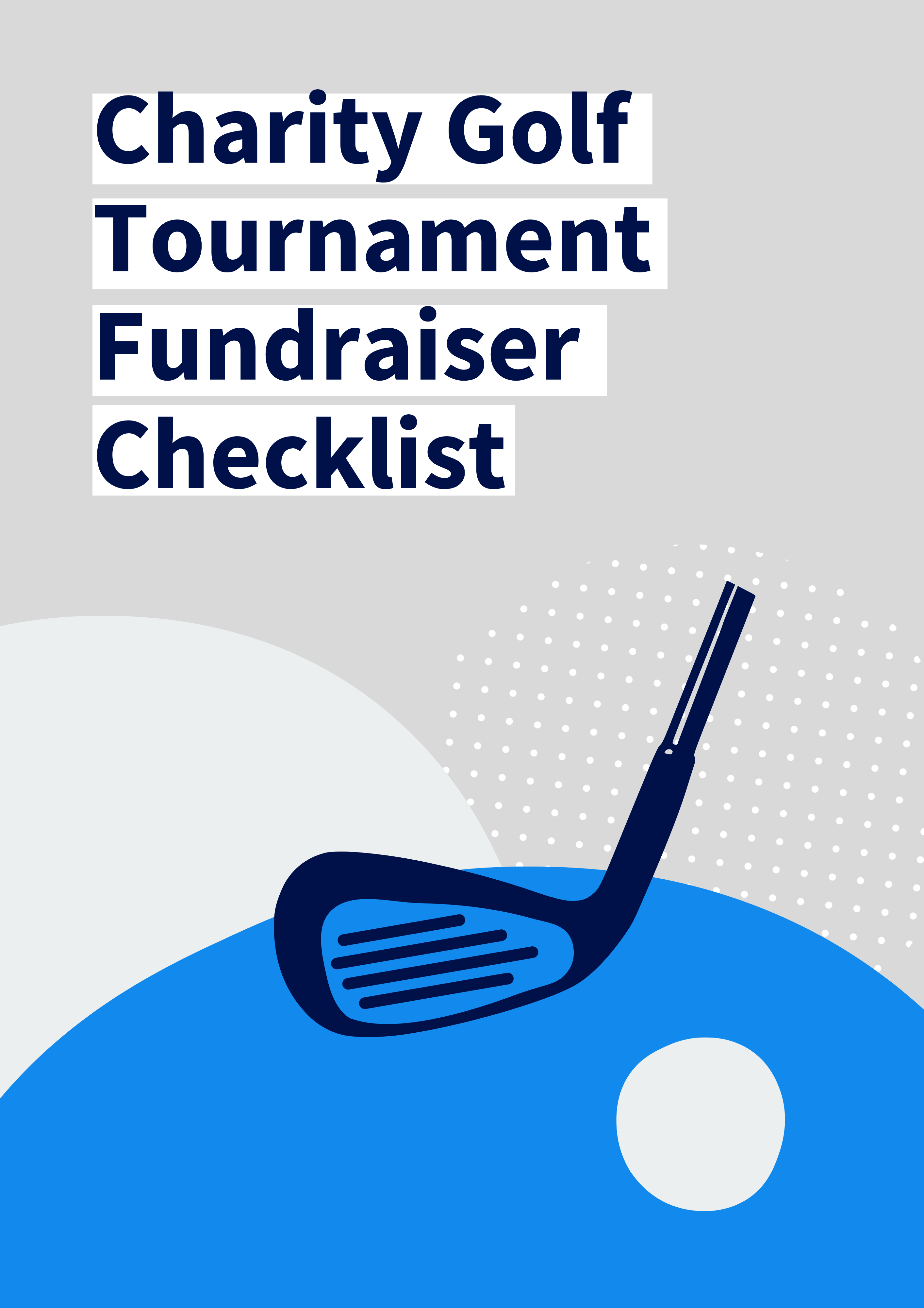 Golf Tournament Fundraiser Checklist