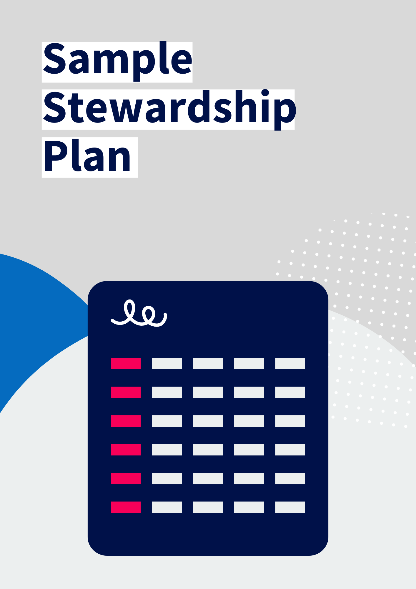 Sample Stewardship Plan