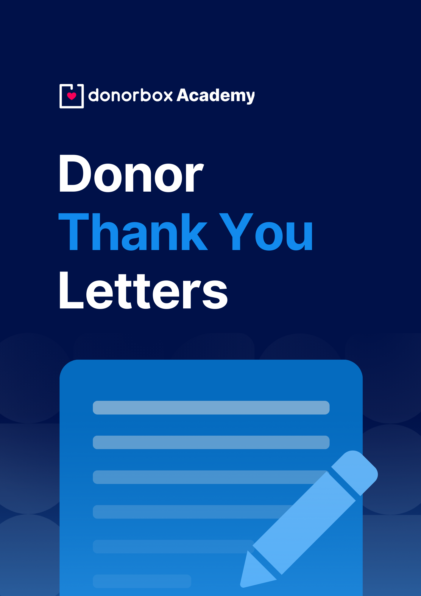 Donor Thank You Letters