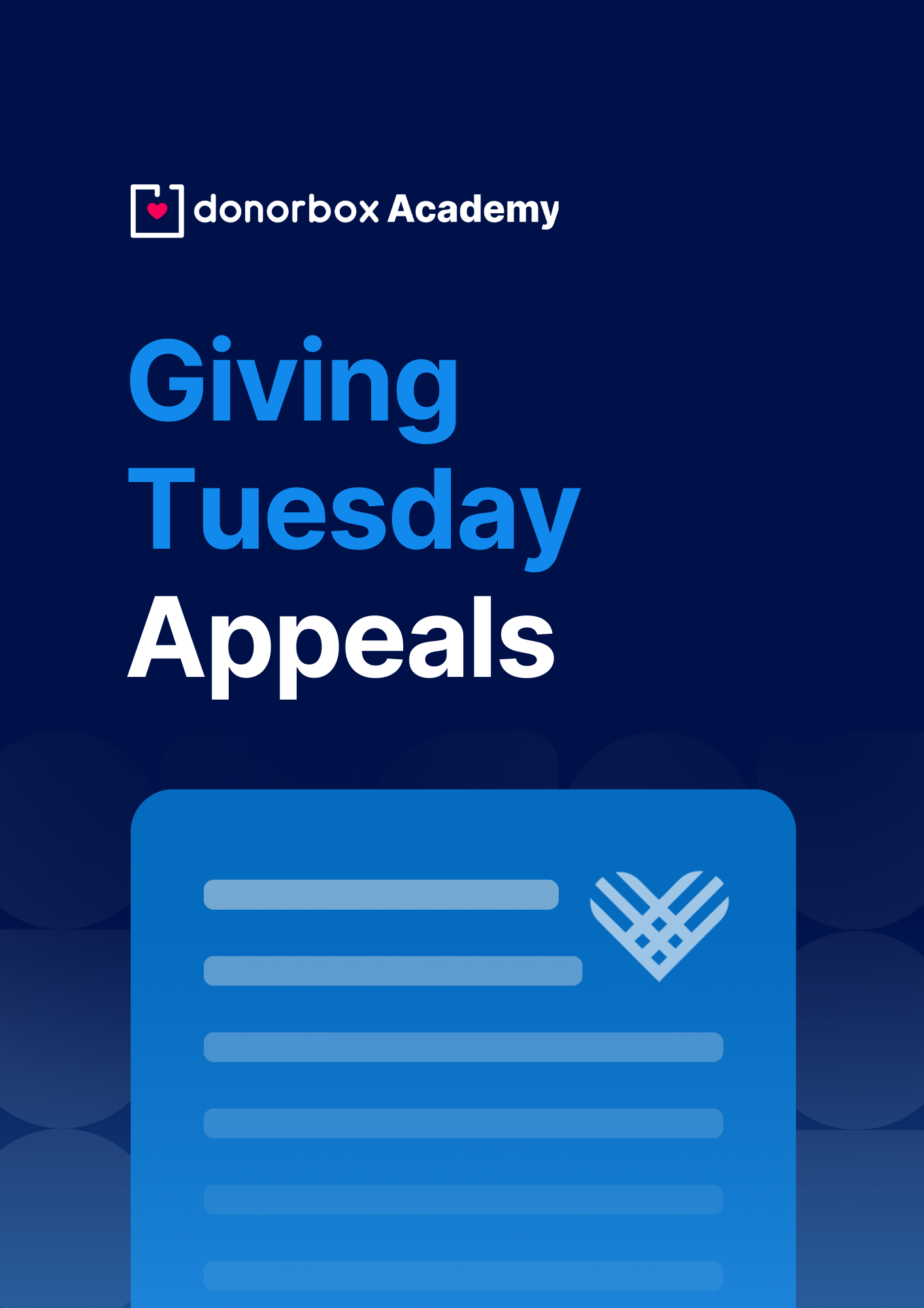 Giving Tuesday Appeals