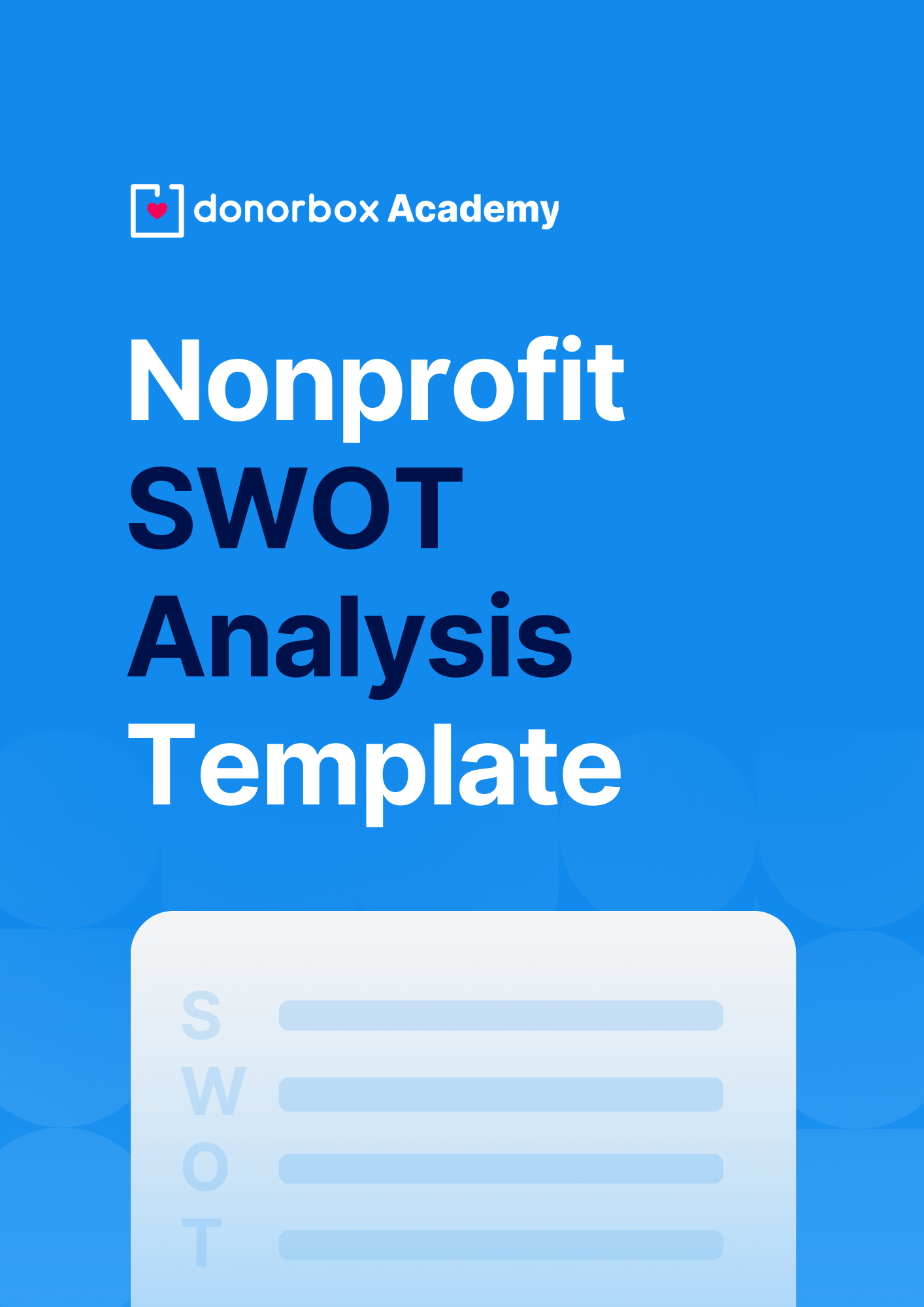 Nonprofit SWOT Analysis Template