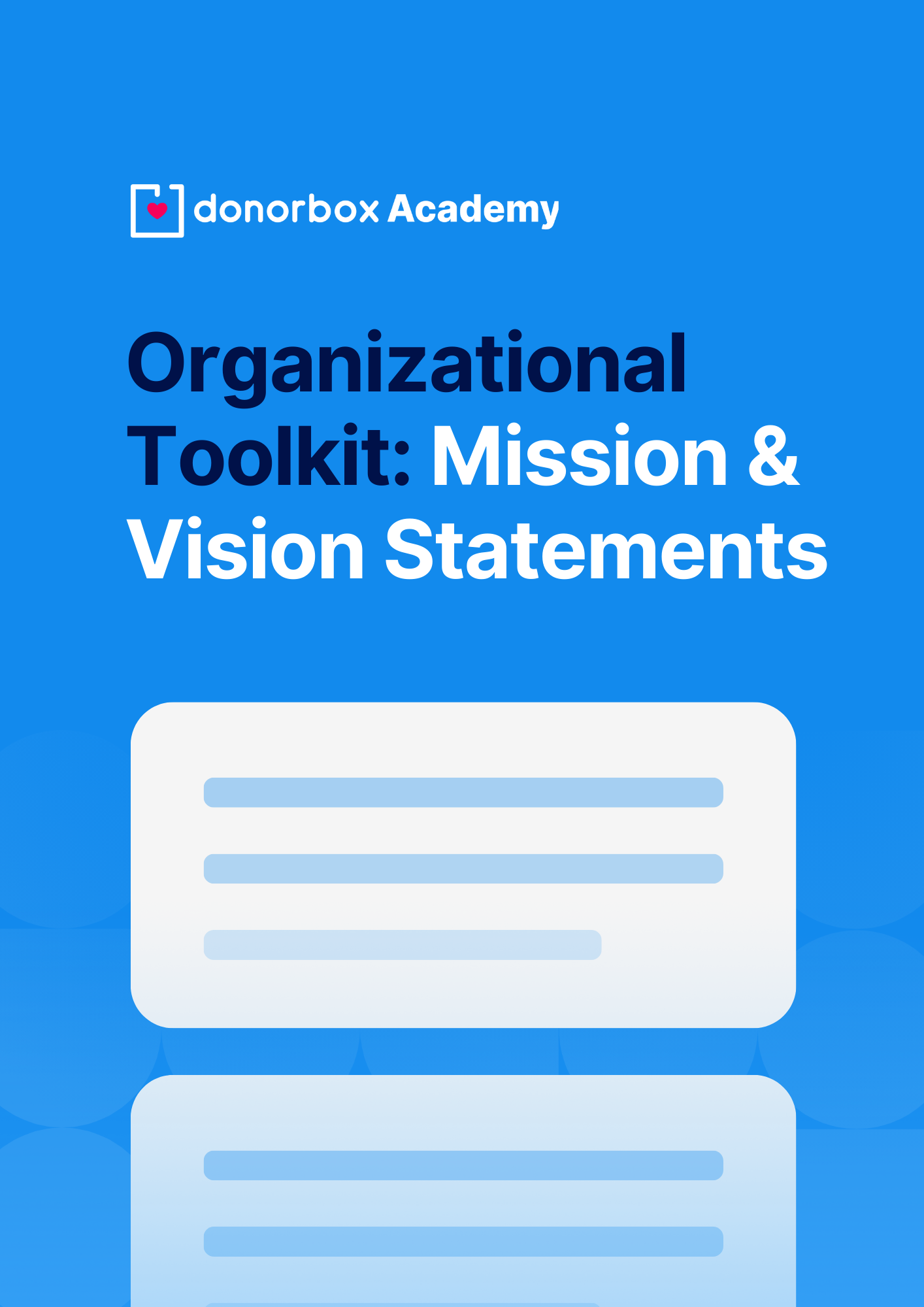 Mission & Vision Statement Worksheet