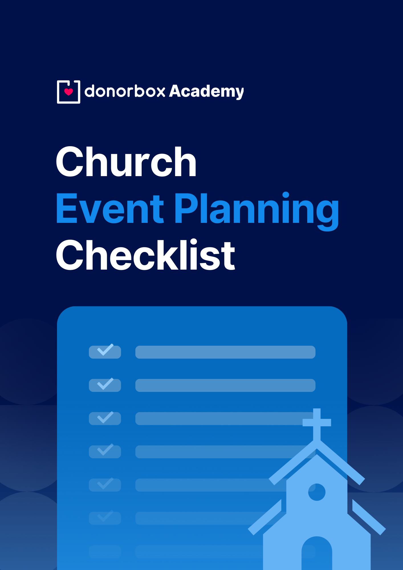 Church Event Planning Checklist